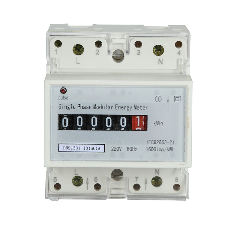 DDS1531导轨式单相电能表 DDS1531导轨式单相电能表